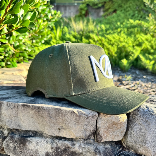ARCHED 5–Panel Cap – Forest Green